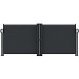 vidaXL Uvlačiva bočna tenda 100 x 600 cm crna | shoptok.hr