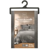 Douceur d intérieur Antracitno siva posteljina za bračni krevet/za produženi krevet od mikropliša 240x220 cm Helena – | shoptok.hr