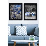 Wallity SYC7436502415494 multicolor decorative framed painting (2 pieces) | ePonuda.com