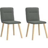 vidaXL Blagovaonske stolice od tkanine 2 kom tamnosive | shoptok.hr