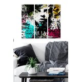 Wallity MDF1029762 Multicolor Decorative MDF Painting (3 Pieces) | Eponuda.ba
