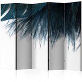  Paravan u 5 dijelova - Dark Blue Feather II [Room Dividers] 225x172 | shoptok.hr