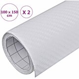  Folije za automobil 2 kom 3D bijele 100 x 150 cm | shoptok.hr
