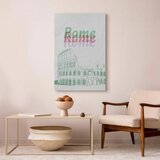  Slika - Rome in Watercolours (1 Part) Vertical 20x30 Standard | shoptok.hr