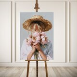 Styler Slika z ročno naslikanimi elementi 70x100 cm Estelle – | Shoptok.si