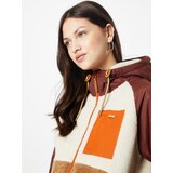 Iriedaily Prehodna jakna rjasto rjava / svetlo rjava / oranžna / bela | Shoptok.si