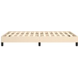  Okvir kreveta bez madraca krem 120x190 cm od tkanine | shoptok.hr