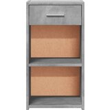 vidaXL Noćni ormarići 2 kom boja betona 35x34x65 cm konstruirano drvo | shoptok.hr