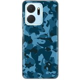  Silikonska maska za Honor X7a Camouflage Pattern Print tamno plava Cene