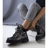 Gemre Black Patent Ankle Boots Prepo | Eponuda.ba