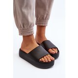 Boto FB3 Women's Black Thick Sole Slides Oreithano | shoptok.hr