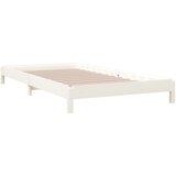 Složivi krevet bijeli 100 x 200 cm od masivne borovine | shoptok.hr