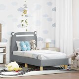  Okvir kreveta za malu djecu s naslonom Svijetlo siva | shoptok.hr