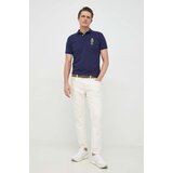 Polo Ralph Lauren Bombažen polo mornarsko modra barva | Shoptok.si