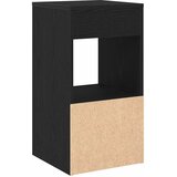  Noćni ormarić s ladicom crni hrast 35x34x66,5 cm | Eponuda.com