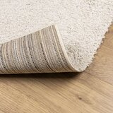  Čupavi moderni tepih s visokim vlaknima krem 60 x 110 cm | shoptok.hr