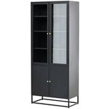 Venture Home vitrina Bakal 40,5 × 190 × 80 cm, crna | shoptok.hr
