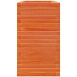 vidaXL Vrtno cvetlično korito vošč. rjavo 90x40x68,5 cm trdna borovina | Shoptok.si