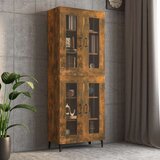 Viseći Viseča stenska omarica dimljeni hrast 69,5x34x90 cm, (20654170) | Shoptok.si