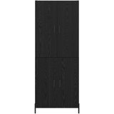  Highboard Crni hrast 69,5 x 34 x 180 cm Konstruirano drvo | shoptok.hr