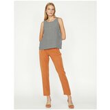 Koton Women's Brown Lacing Detail Trousers | Shoptok.si