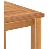  Kava Stol s pohranom Smeđa 90 x 50 x 45 cm Čvrsto teak drvo | shoptok.hr