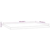 vidaXL Stolna ploča 100x80x3,8 cm pravokutna bagremovo drvo živi rub | shoptok.hr
