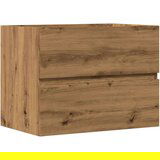 vidaXL Kopalniška omarica artisan hrast 60x38,5x45 cm inženirski les | Shoptok.si