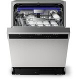 Klarstein Verosteel vgradni pomivalni stroj | Minimalističen, učinkovit, eleganten | EEC A | 60 cm | Shoptok.si