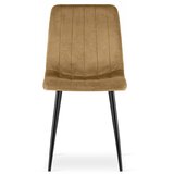Lava stolica - smeđi baršun / crne noge x 4 | shoptok.hr