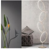  Ondaluce - LED prigušiva stojeća lampa RICE LED/38W/230V 166 cm zlatna | Eponuda.com