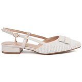 GOODIN White sandals with an open heel | Shoptok.si