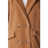  Women's Biscuit, Rabbit Feather Look Oversized Coat | Shoptok.si