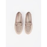 GOODIN Beige loafers with leather insole | shoptok.hr