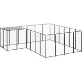  Kavez za pse crni 8,47 m² čelični | shoptok.hr