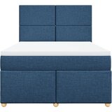  Krevet s oprugama i madracem plavi 140x200 cm od tkanine | shoptok.hr