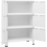  Industrijski sanduk za pohranu bijeli 75 x 40 x 115 cm metalni | Eponuda.ba