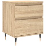  Noćni ormarići 2 kom boja hrasta 40x35x50 cm konstruirano drvo | shoptok.hr