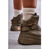 Boto Women's Warm High Sport Shoes Green Lexa | Shoptok.si