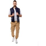 Glano Men's quilted vest - dark blue | Shoptok.si