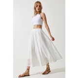 Happiness İstanbul Woman's White Scalloped Princess Skirt | shoptok.hr