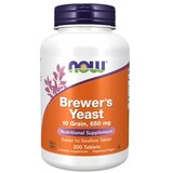 Now Foods Brewer's Yeast - pivski kvasac NOW, 650 mg (200 tableta) | shoptok.hr