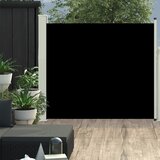 vidaXL uvlačiva bočna tenda za terasu 100 x 300 cm crna Cijene