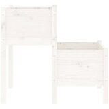 vidaXL Sadilica bijela 84 5 x 84 x 75 cm od masivne borovine | shoptok.hr