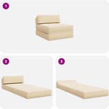 SOFA na razvlačenje Krem 60 x 70 x 41 cm Tkanina | Eponuda.com