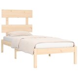  Okvir za krevet od masivnog drva 75 x 190 cm jednokrevetni | shoptok.hr