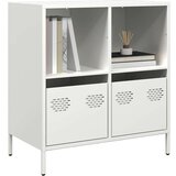 vidaXL Komoda bijela 68x39x73,5 cm hladno valjani čelik | shoptok.hr