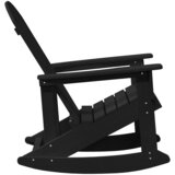  Adirondack ljuljačke 2 pcs Crna HDPE | shoptok.hr