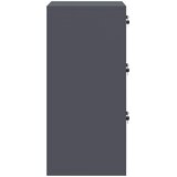 Kabinet za datoteke s ladicama Antracit 44 x 50 x 106.5 cm | shoptok.hr
