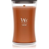 WoodWick Saffron Smoke mirisna svijeća s drvenim fitiljem 610 g Cijene